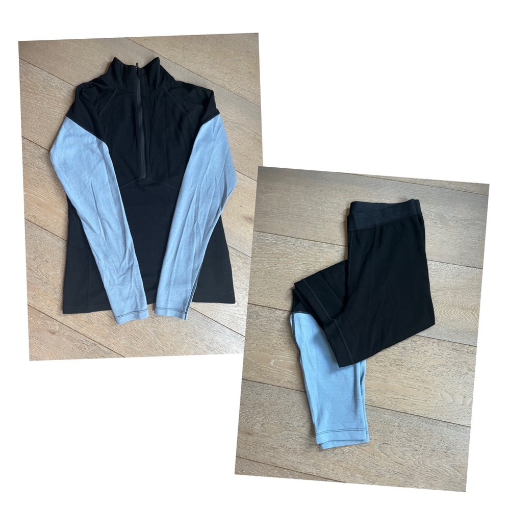 Ski/ Snowboard Thermals, Two Piece Set, size Medium,leggings and long sleeve top